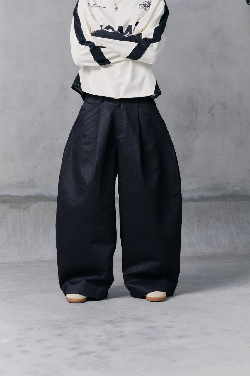 HB.BLACK.SLUB.PANTS