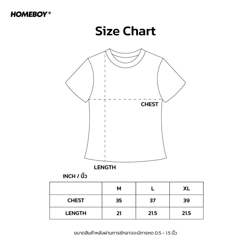 HB.SOCIETY Size Chart