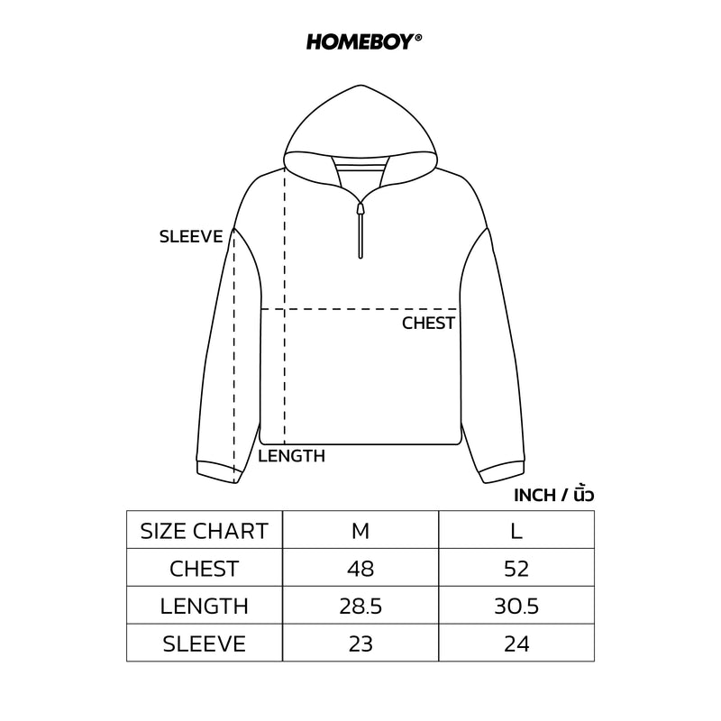 HB.JACKET.ORIGINAL Size Chart
