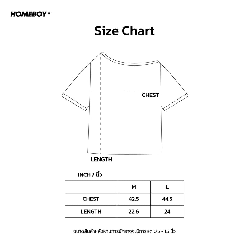HB.KISS.ME.SUN Size Chart