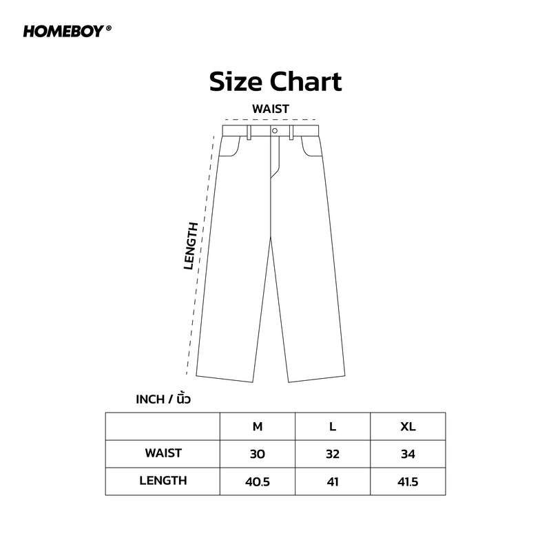 HB.LONG.BEACH.PANTS Size Chart