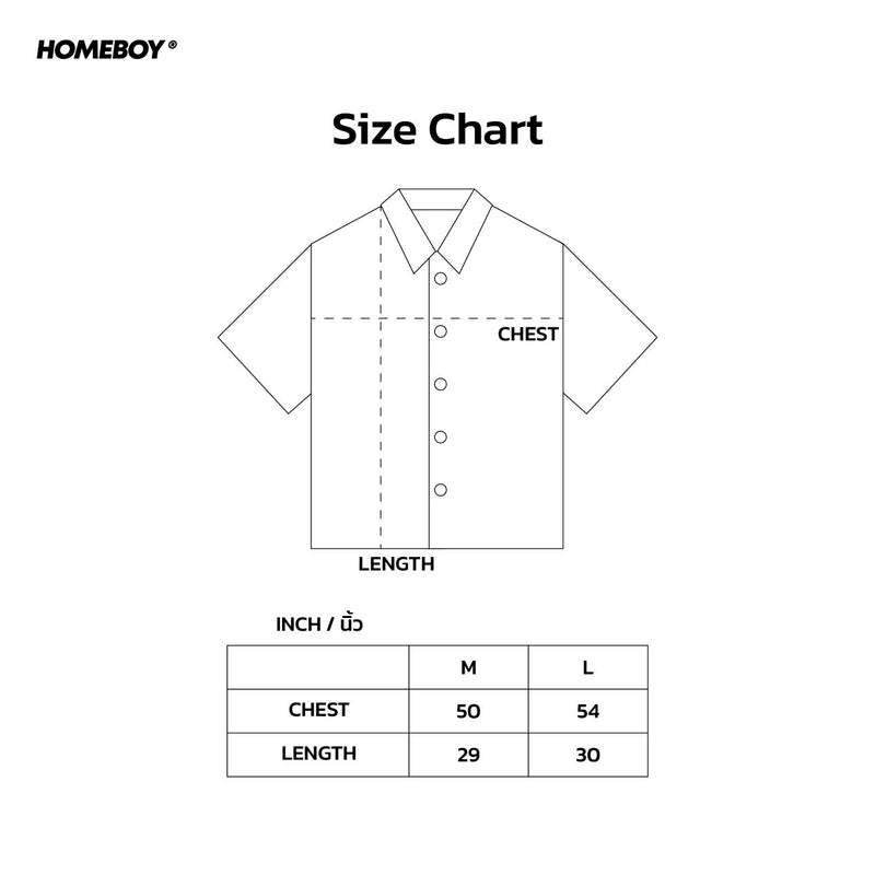 HB.SUPER.SIZE.SHIRT Size Chart