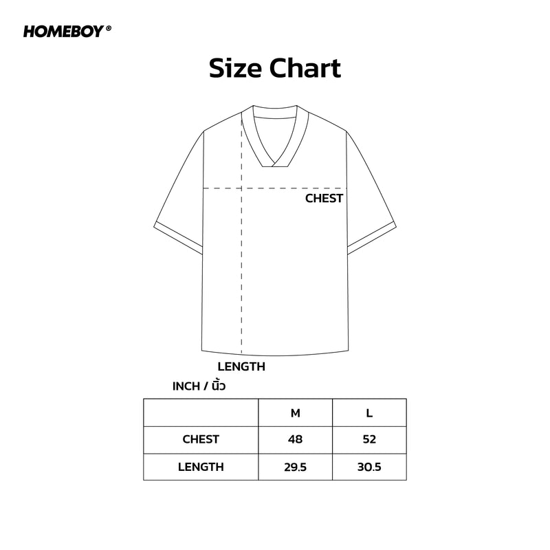 [PRE-ORDER]  Sep 1–3, 2026] HB.8YEAR.GLORY.JERSEY Size Chart