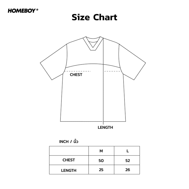 HB.31DOWNTOWN.JERSEY Size Chart