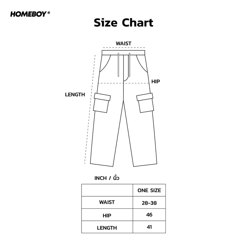 HB.CARGO.4.POCKET Size Chart