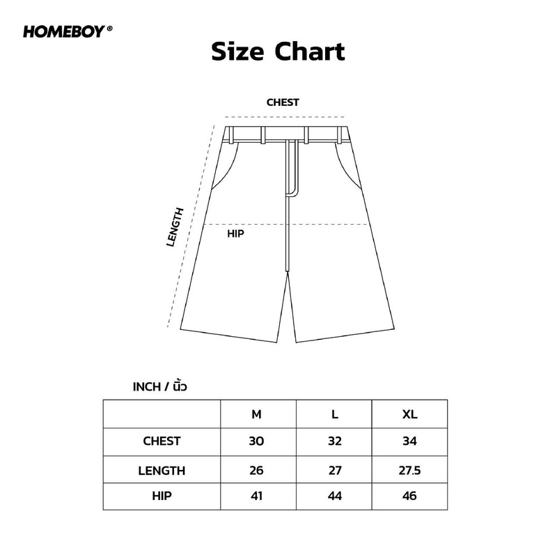 HB.COUNTRY.BOY.JORTS.PANTS Size Chart