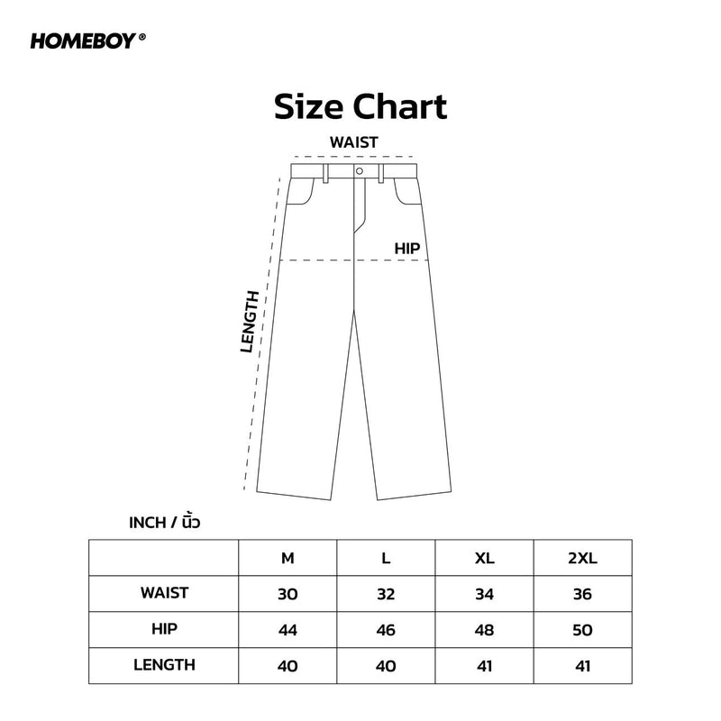 HB.MAXXI.JEANS Size Chart