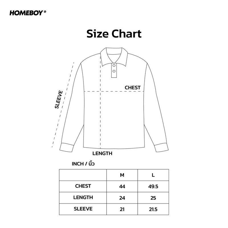 HB.POLO.STRIPES.LONG.SLEEVE Size Chart