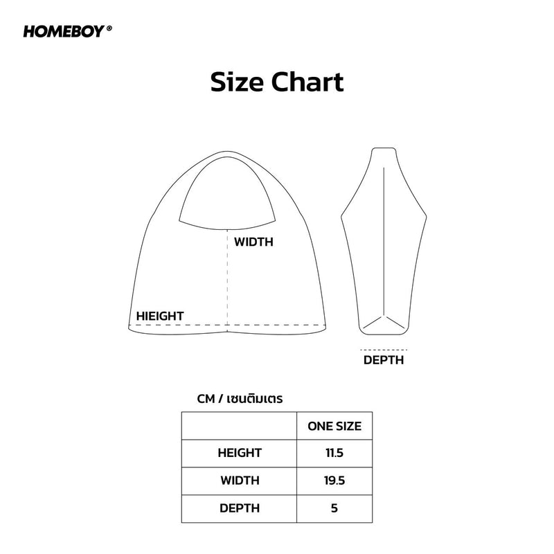 HB.BELOVED.BAG Size Chart